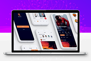 社交图片媒体分享APP界面设计